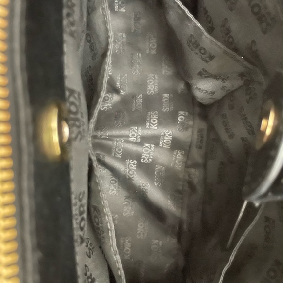 Michael Kors Kellen Black Satchel Tote Handbag - Picture 8 of 8